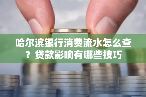 哈尔滨银行消费流水怎么查?贷款影响有哪些技巧